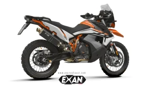 Exan Exhaust Escape Silencioso KTM 790-890 Adventure X-rally carbono lateral