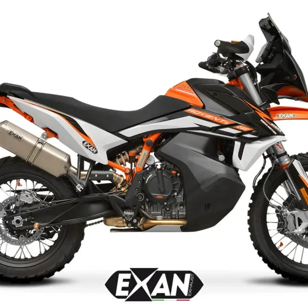 Exan Exhaust Escape Silencioso KTM 790-890 Adventure X-rally titanio