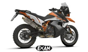 Exan Exhaust Escape Silencioso KTM 790-890 Adventure X-rally titanio lateral