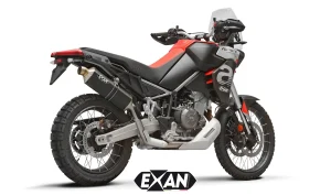 Exan Exhaust aprilia tuareg 660 x-rally carbono lateral