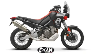 Exan Exhaust aprilia tuareg 660 x-rally titanio