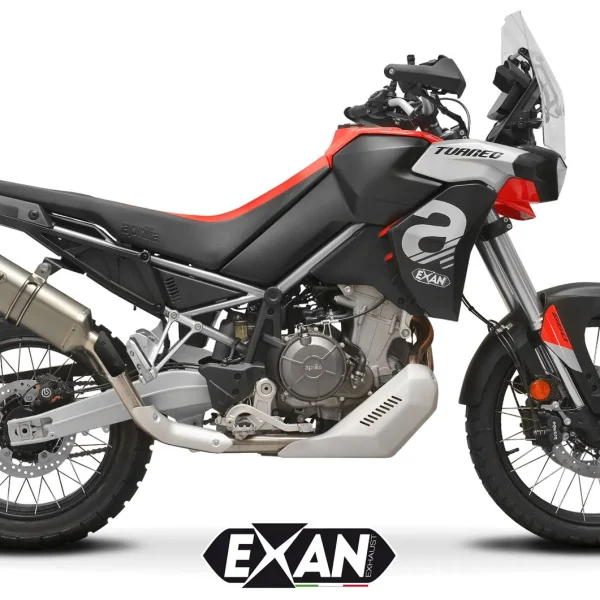 Exan Exhaust aprilia tuareg 660 x-rally titanio