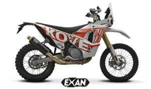 Exan Exhaust Escape Silencioso KOVE-450 ov-rally carbono