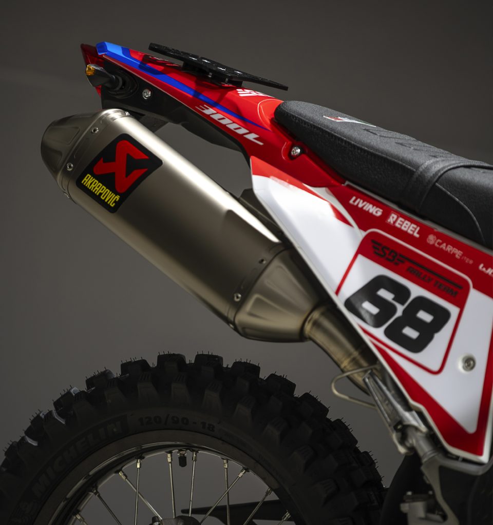 Honda-CRF300L-x-SBRally Escape Akrapovic