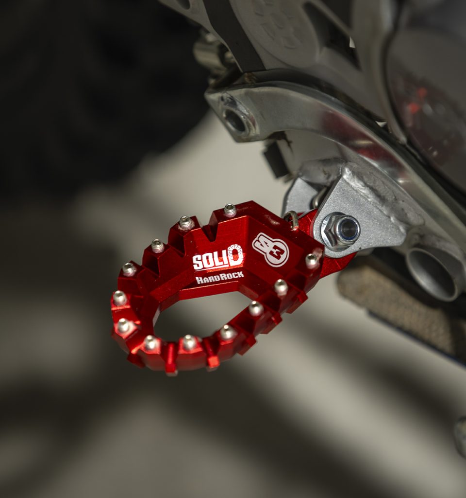 Honda-CRF300L-x-SBRally S3 Footpegs red